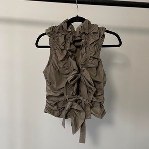 Ruched subversive vest